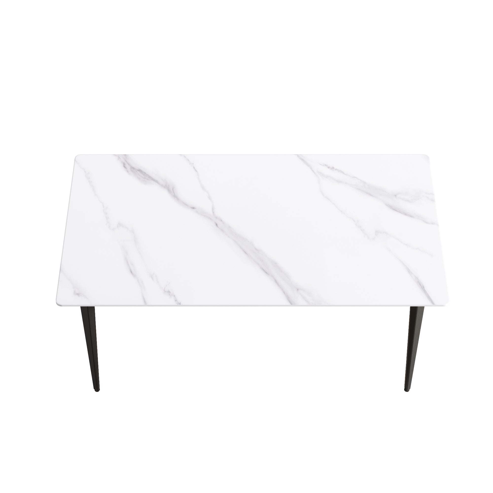 63" Modern Artificial Stone Dining Table