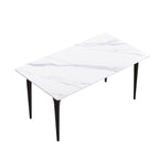 63" Modern Artificial Stone Dining Table