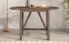 TOPMAX 3-Piece Wood Counter Height Drop Leaf Dining Table Set