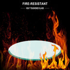 36-Inch Round Tempered Glass Table Top