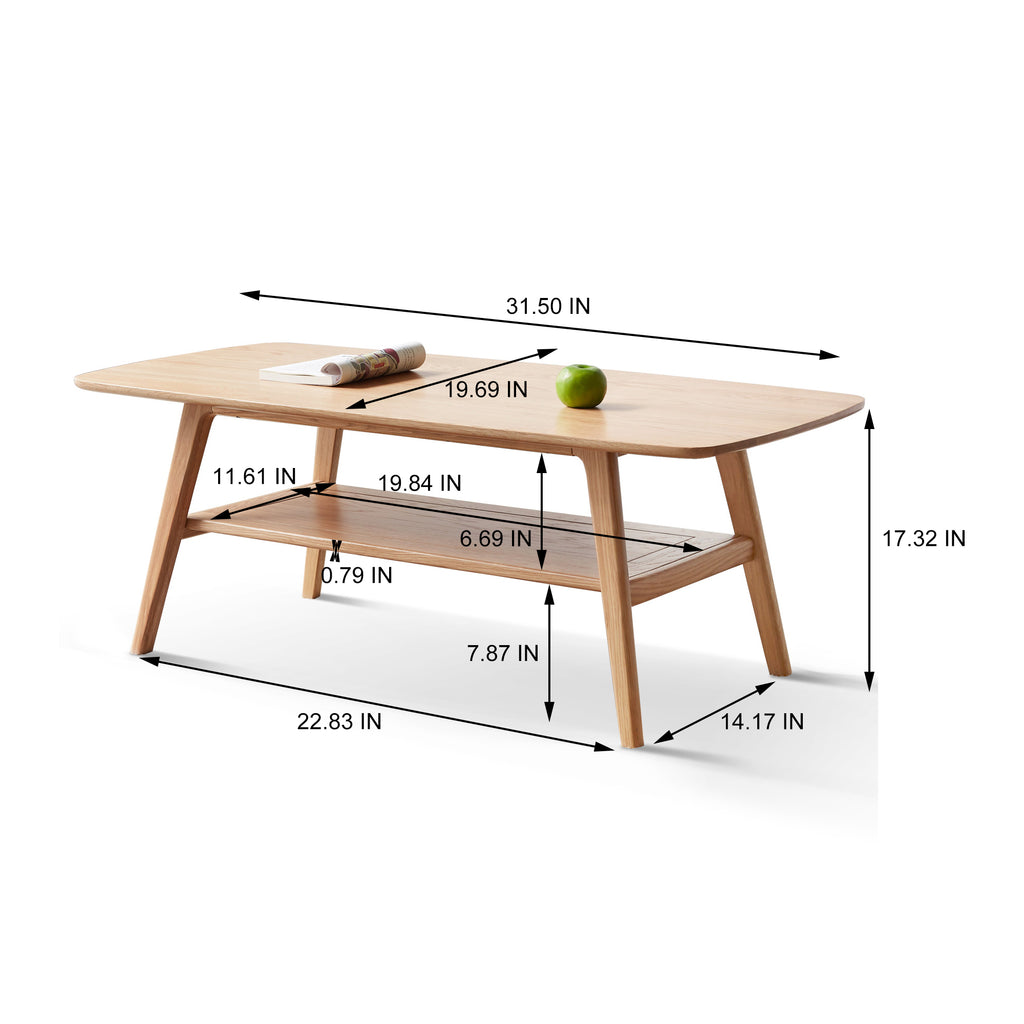Solid Wood Coffee Table