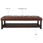 Tufted Upholstered End of Bed Bench