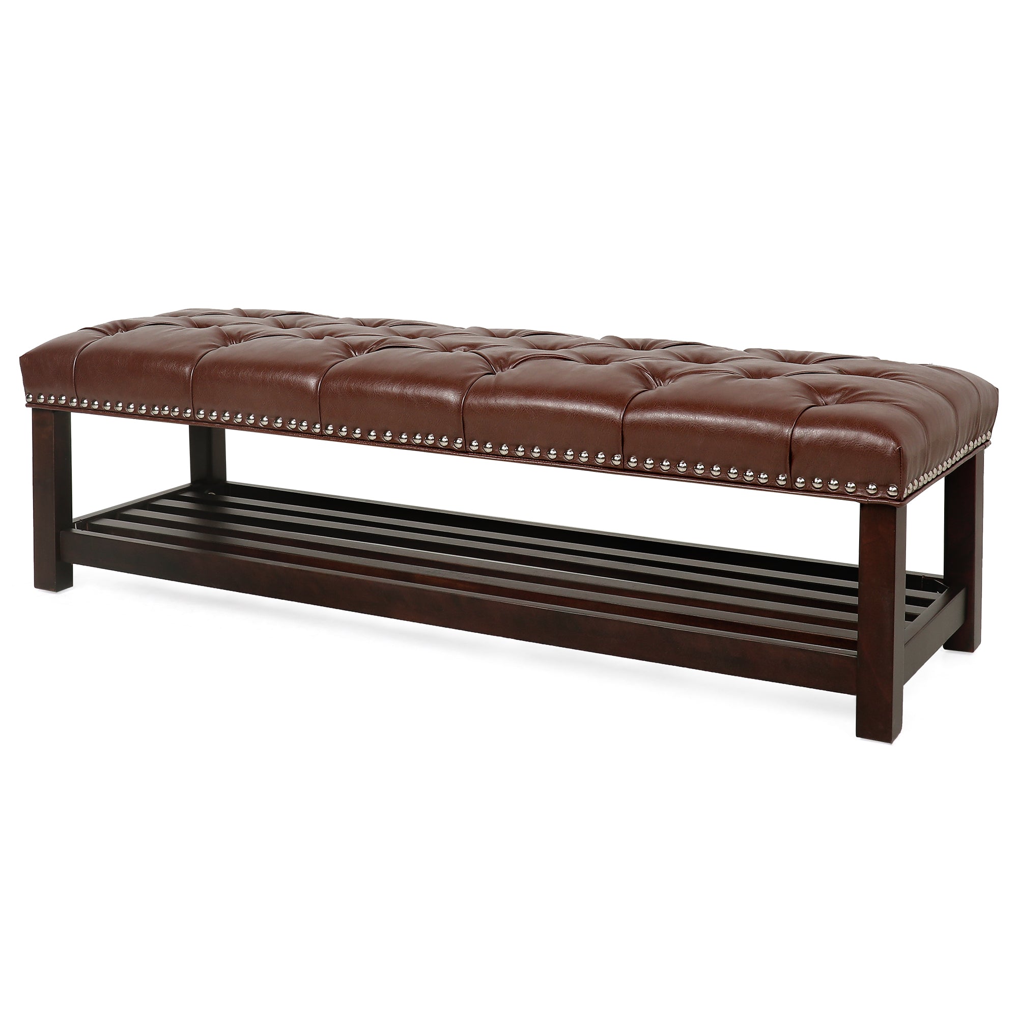 Tufted Upholstered End of Bed Bench