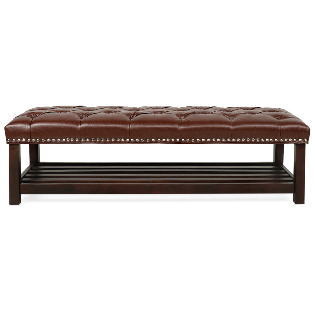 Tufted Upholstered End of Bed Bench