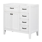 36" Bathroom Vanity Without Sink, Cabinet Base Only
