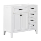 36" Bathroom Vanity Without Sink, Cabinet Base Only