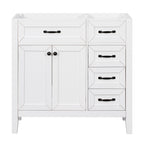 36" Bathroom Vanity Without Sink, Cabinet Base Only