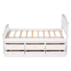 Twin Size Platform Storage Bed With 6 Drawers