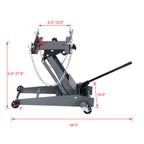 Hydraulic Transmission Service Jack - 1000lb Capacity