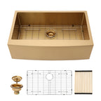 30 Inch Gold Farmhouse Sink