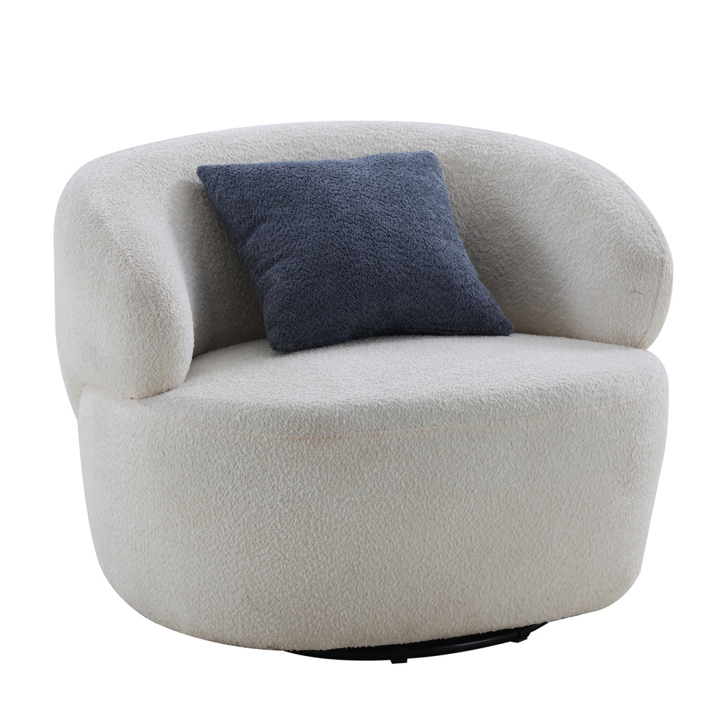 Swivel Barrel Chair for Living Room