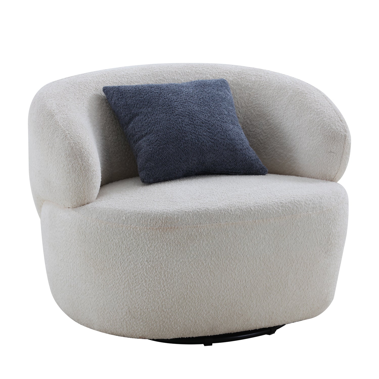 Swivel Barrel Chair for Living Room