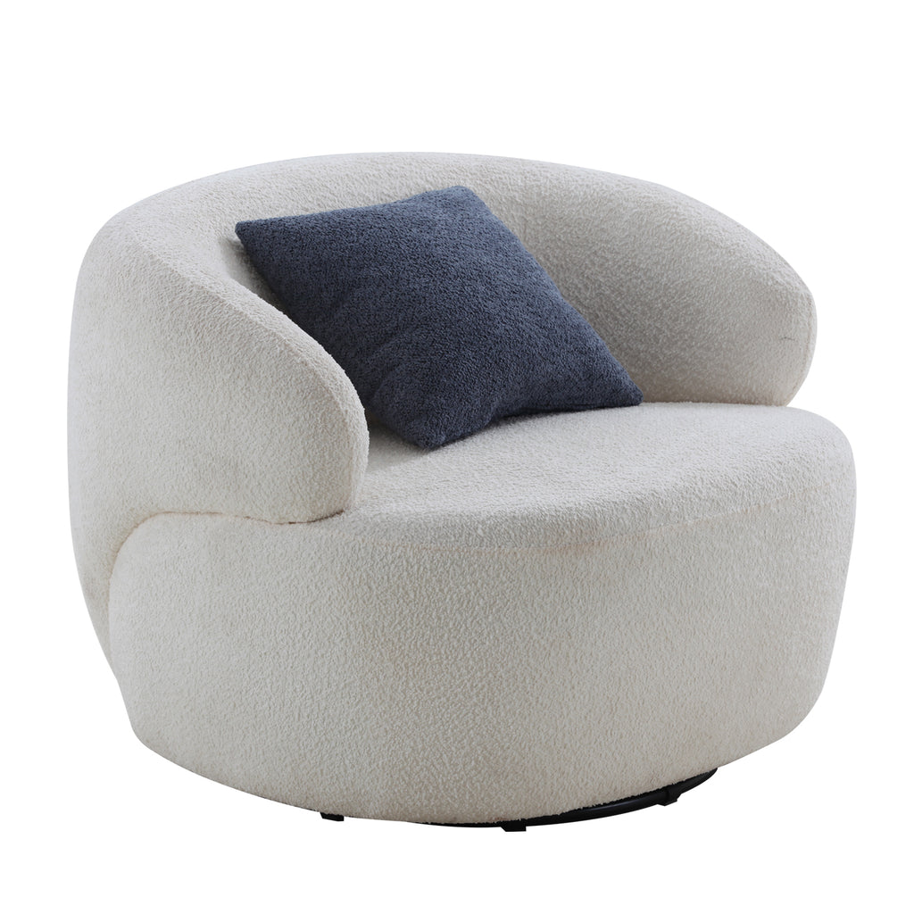 Swivel Barrel Chair for Living Room