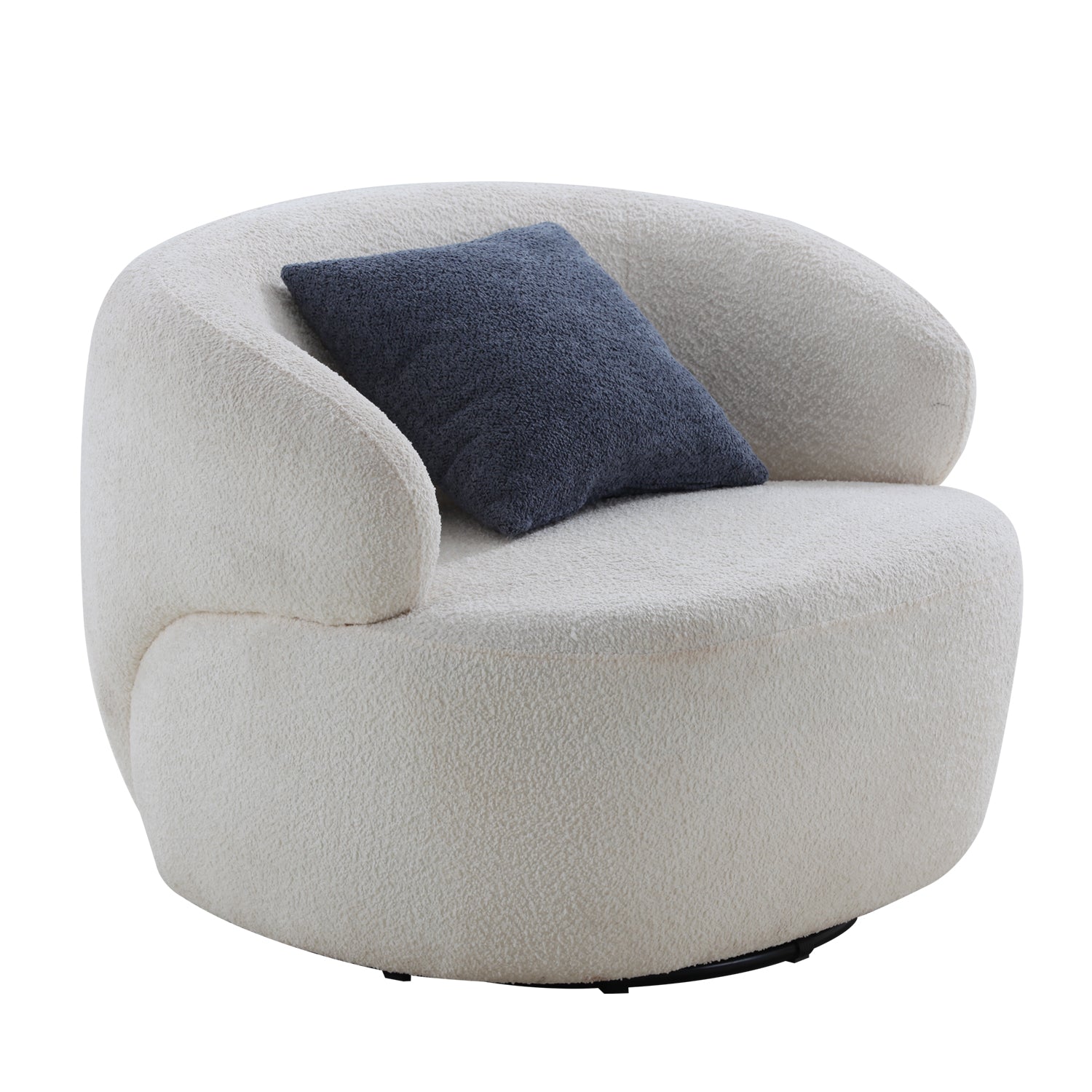 Swivel Barrel Chair for Living Room