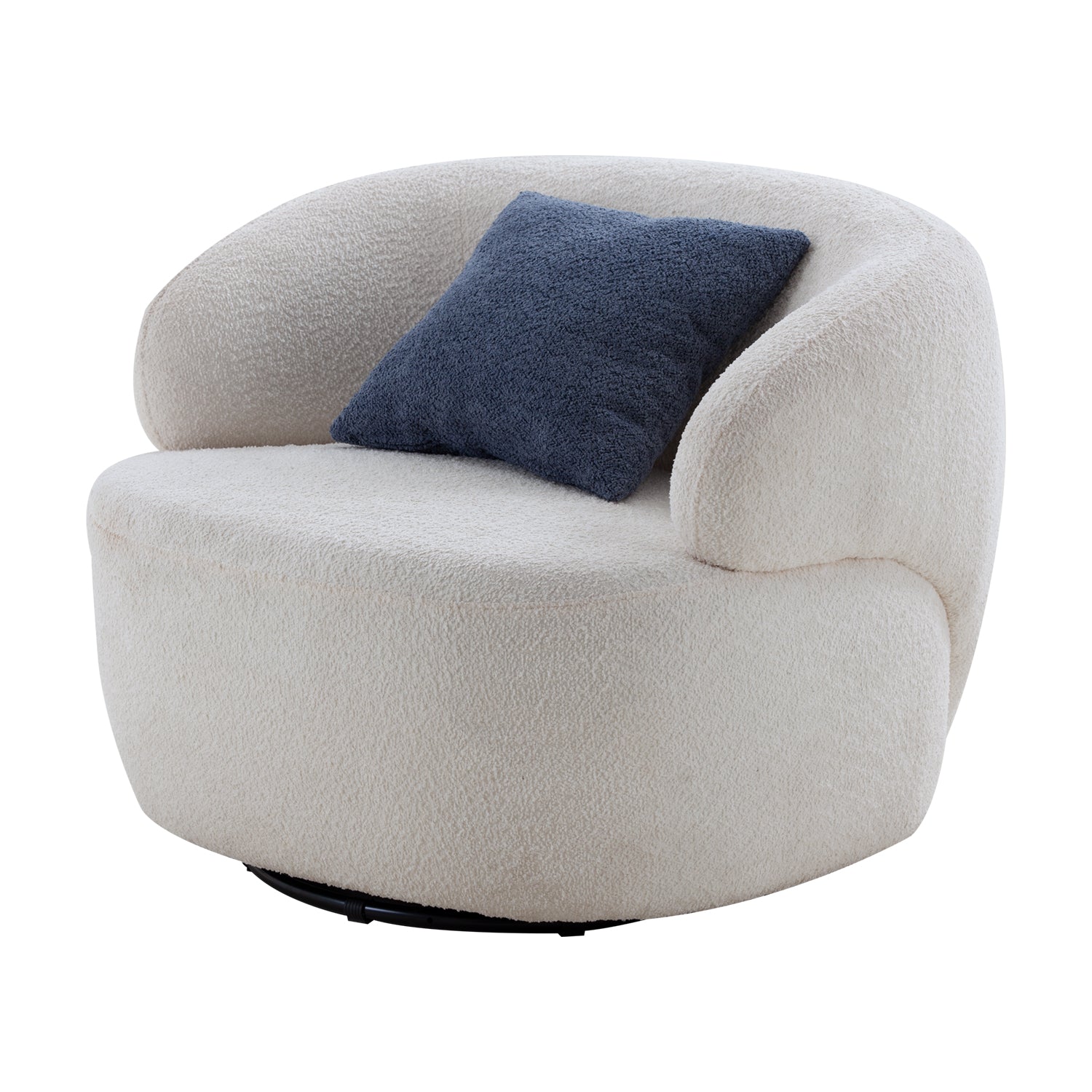 Swivel Barrel Chair for Living Room