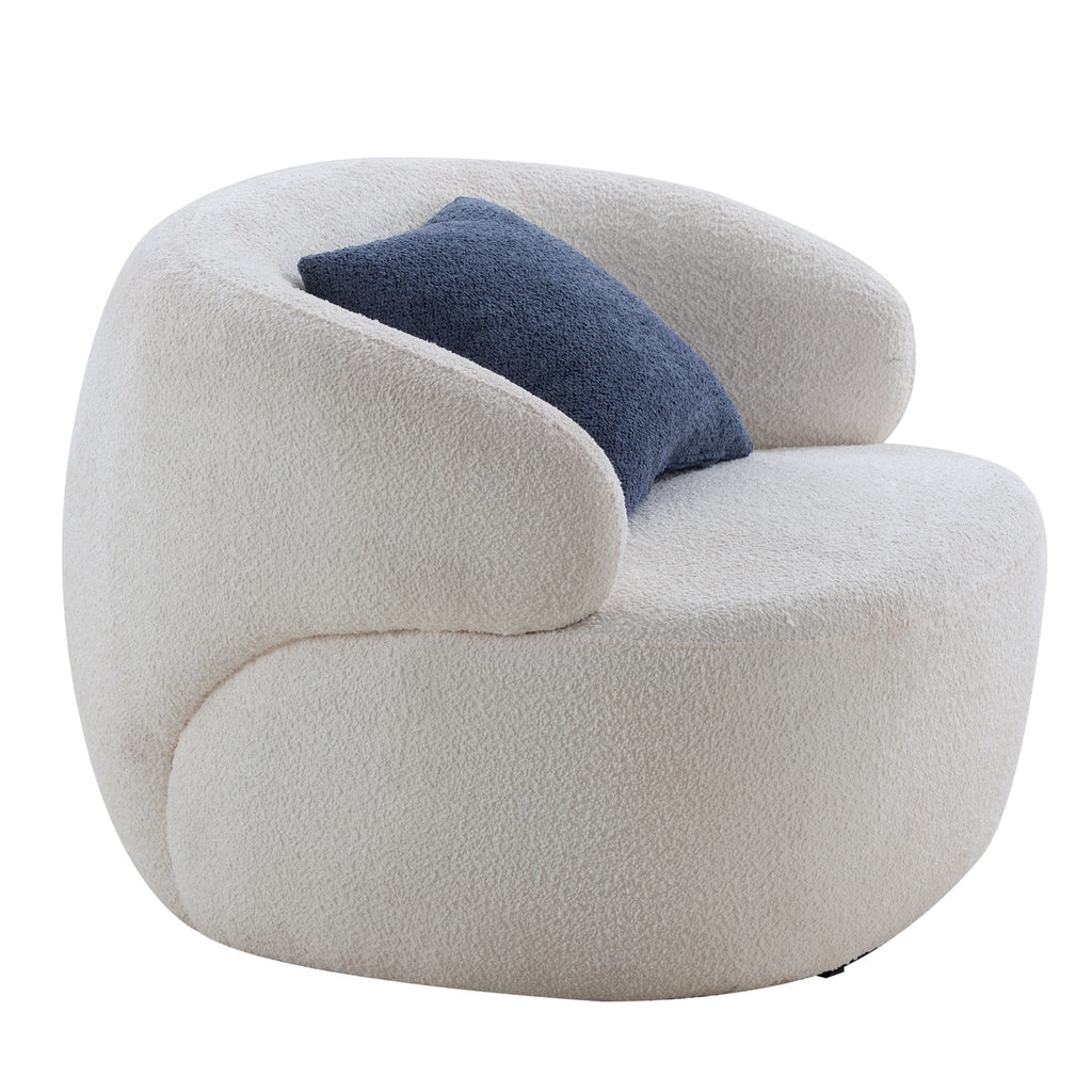 Swivel Barrel Chair for Living Room