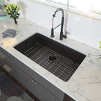 28 Inch Undermount Sink - Gunmetal