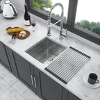 13 Inch Undermount Sink - Stainless Steel Kitchen Sink Basin