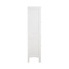 Tall Narrow Tower Freestanding Cabinet with 2 Shutter Doors