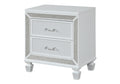 Crystal Modern Style 2-Drawer Nightstand