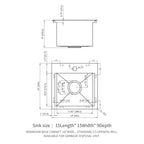 15 Inch Drop In Kitchen Sink