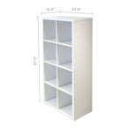 Smart Cube 8-Cube Organizer Storage with Opened Back Shelves