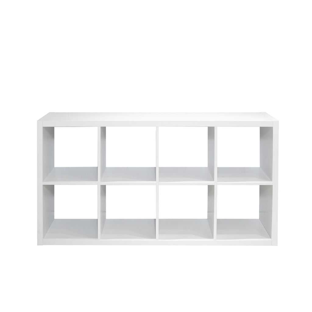 Smart Cube 8-Cube Organizer Storage with Opened Back Shelves