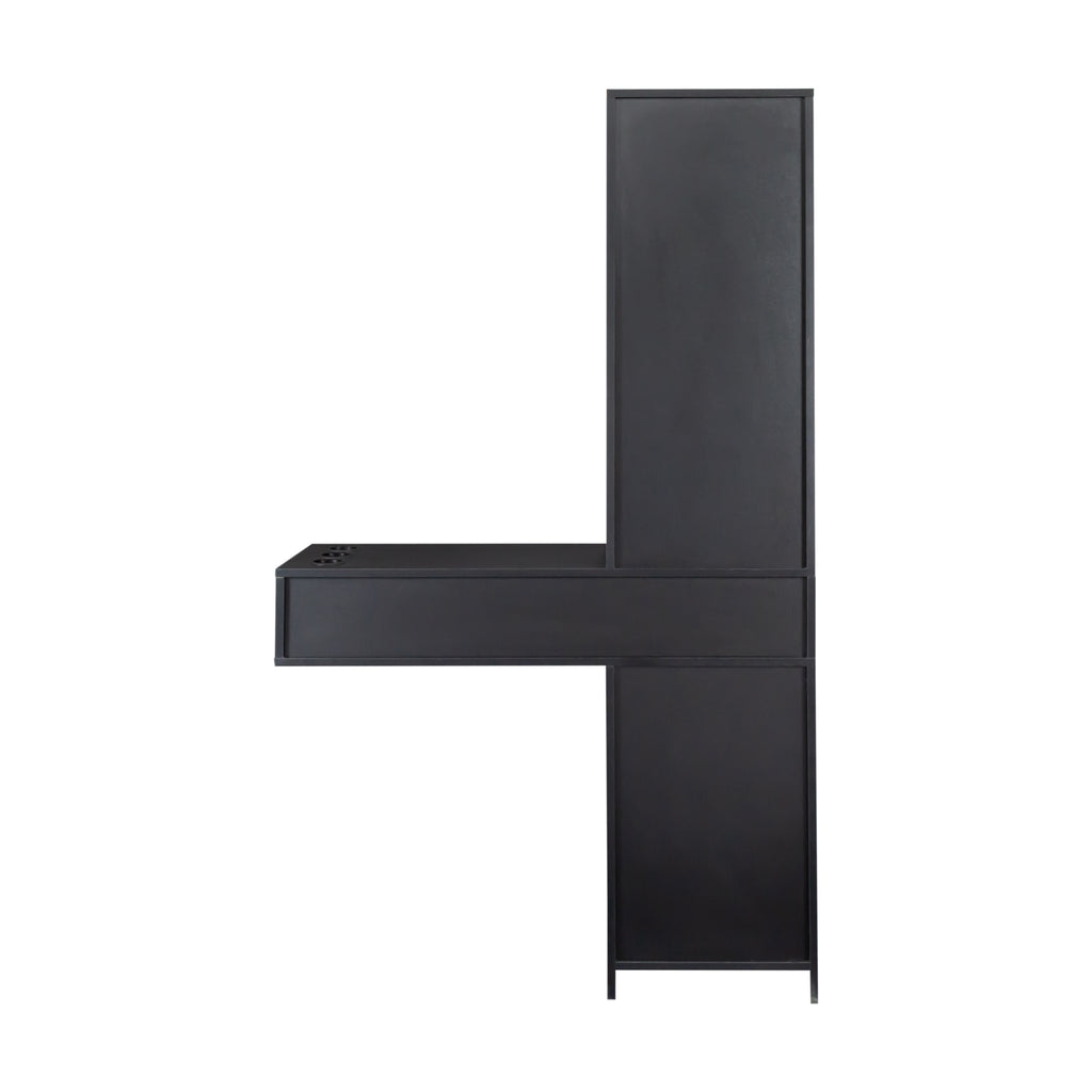 Black Modern Hair Desk