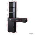 Black Modern Hair Desk
