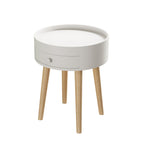 18"H Nightstand with Storage Drawer