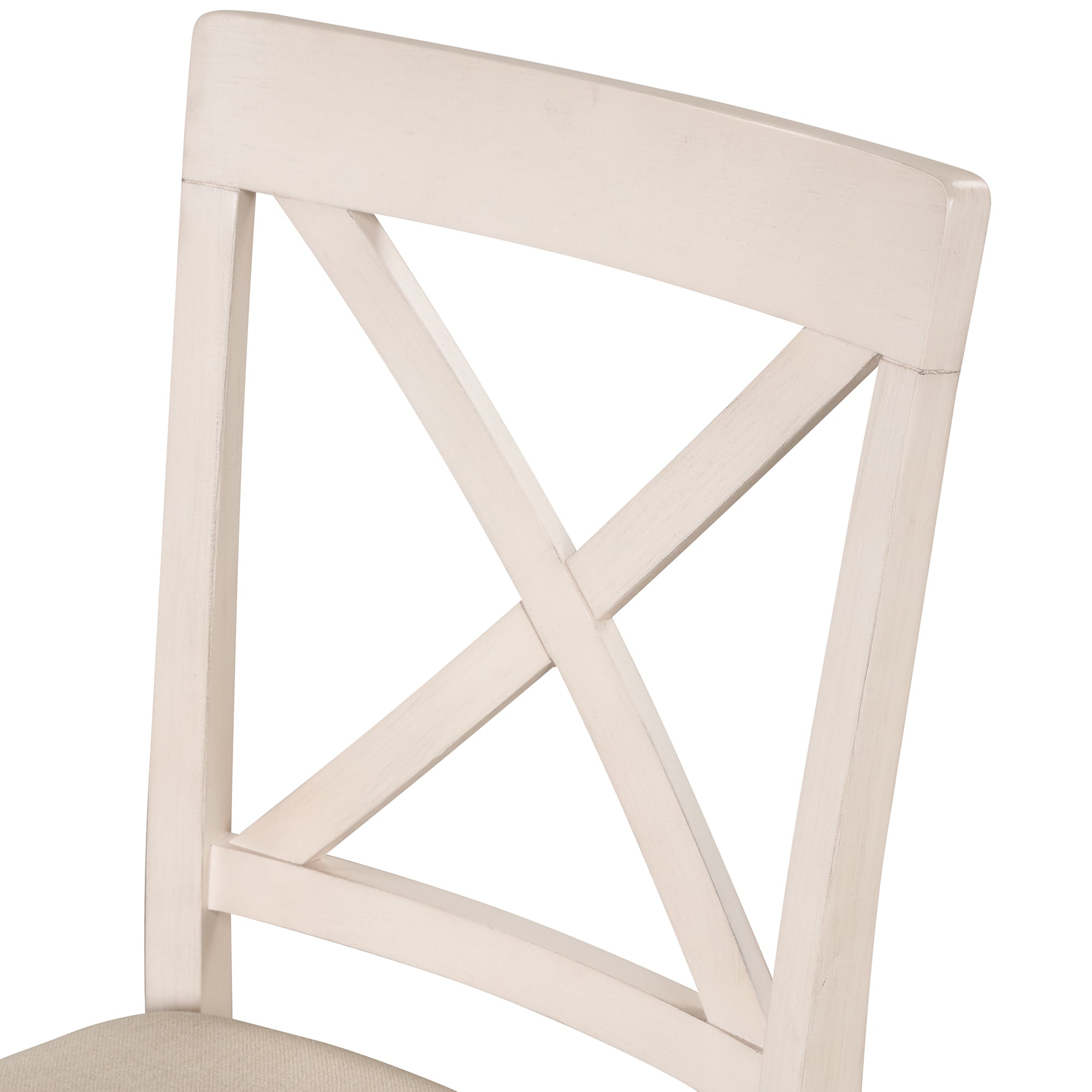 Modern Dining Table Set for 4 with Round Table and Chairs