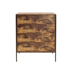 Industrial Style 4 Drawer Dresser