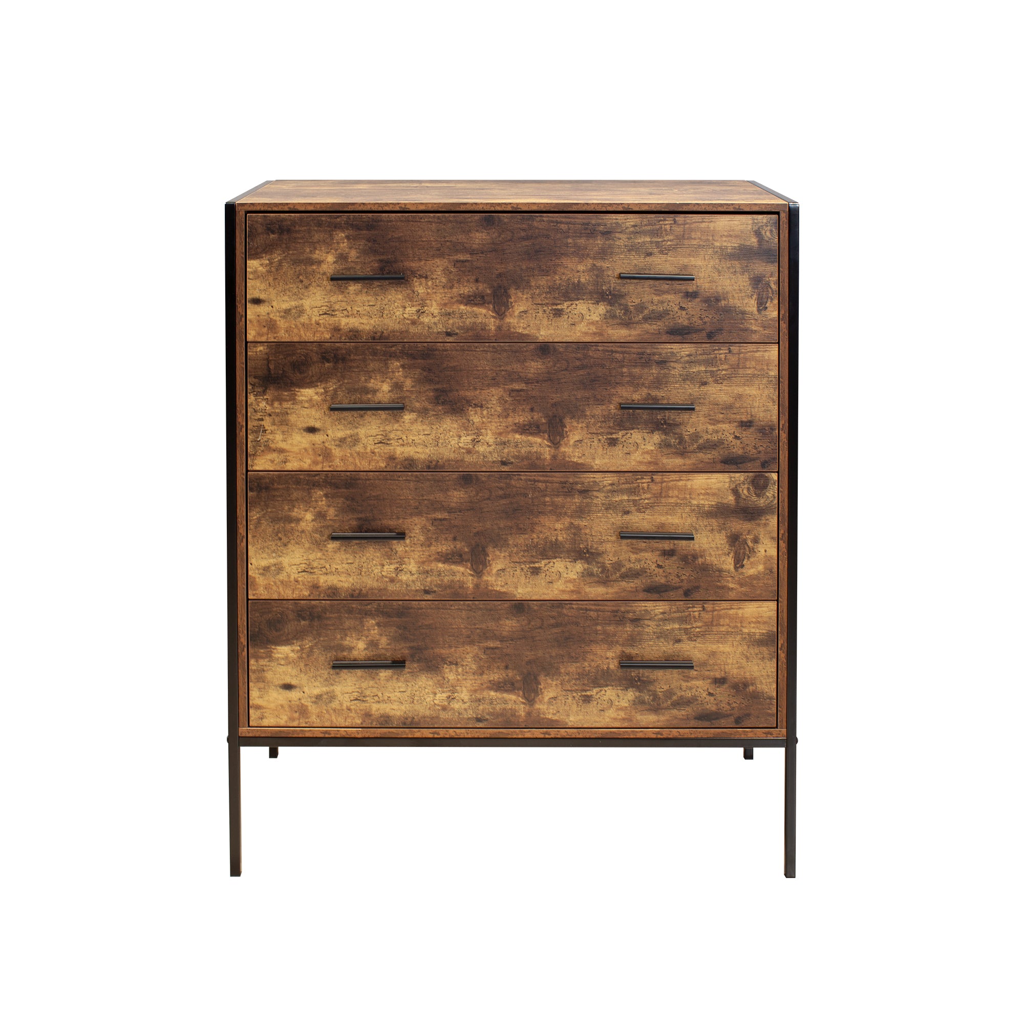Industrial Style 4 Drawer Dresser