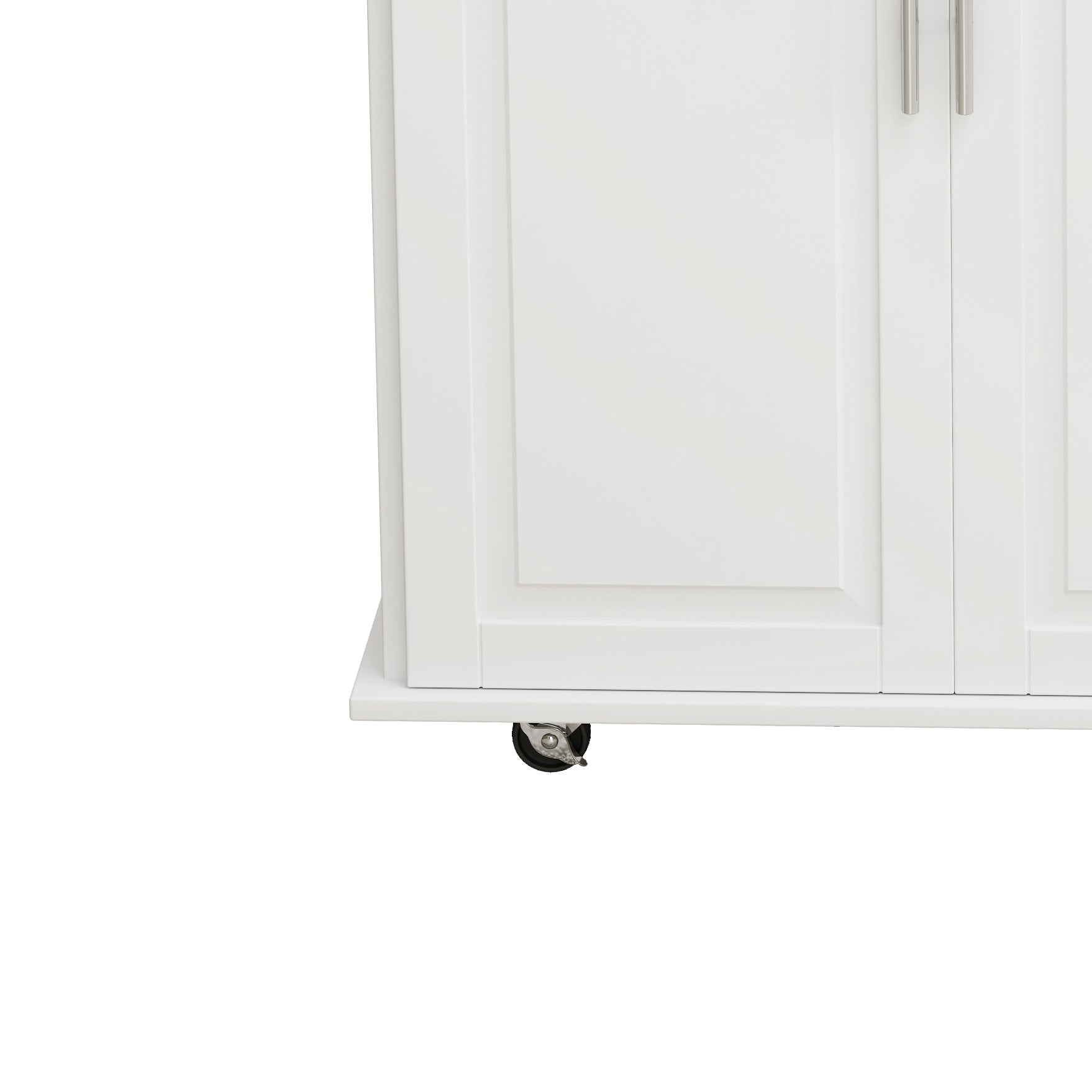 Kitchen Island Cart with Cabinet and Drawers