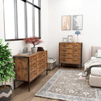 Industrial Style 4 Drawer Dresser