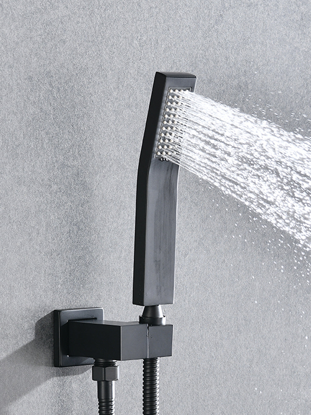 Matte Shower System with Tub Spout & 12" Shower Head