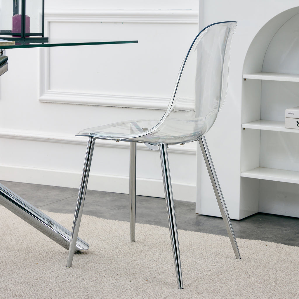 Modern Minimalist Transparent Dining Chair