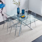 Modern Minimalist Transparent Dining Chair