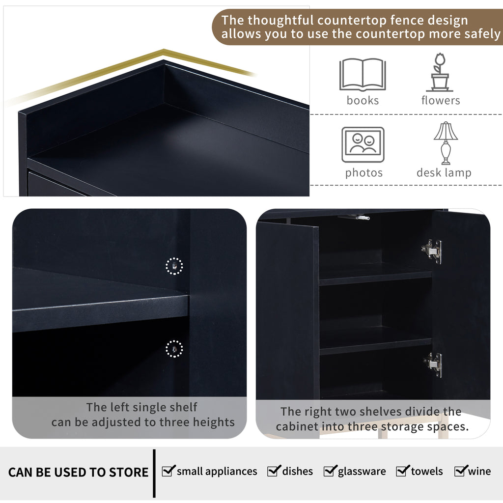 TREXM Modern Sideboard Elegant Buffet Cabinet