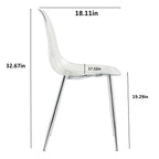 Modern Minimalist Transparent Dining Chair