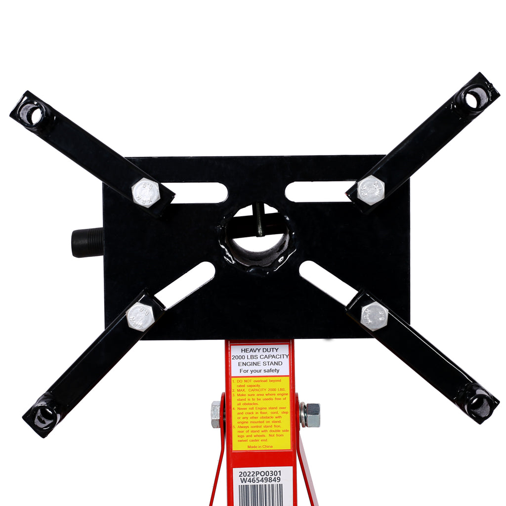 Heavy-Duty Engine Stand with Rotating Head