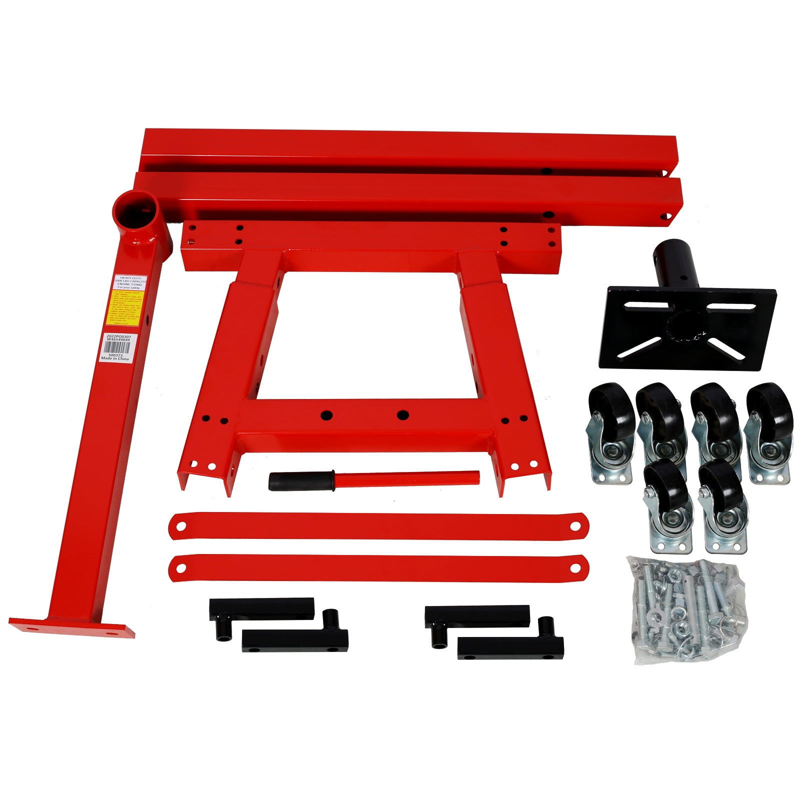 Heavy-Duty Engine Stand with Rotating Head