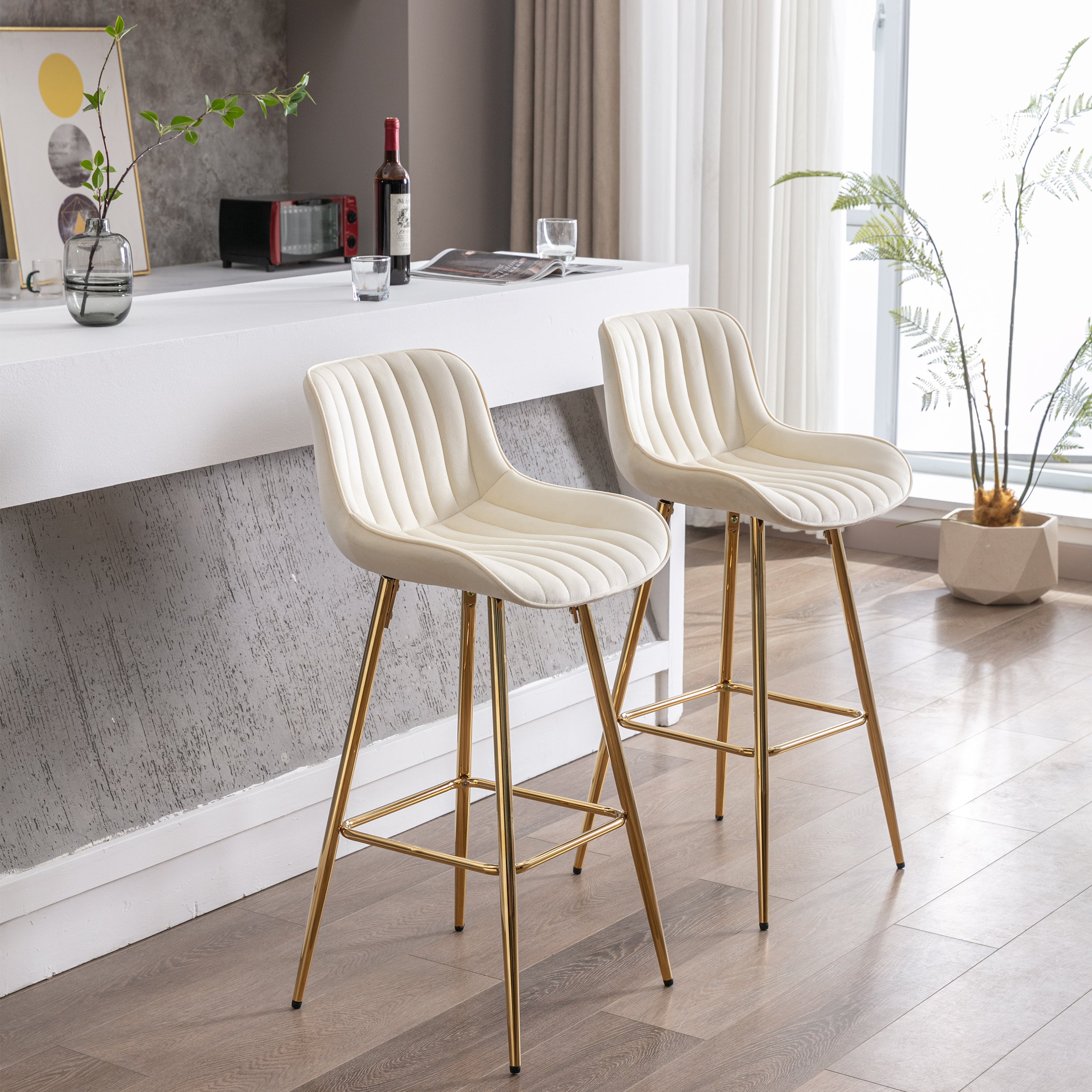30 Inch Set of 2 Bar Stools