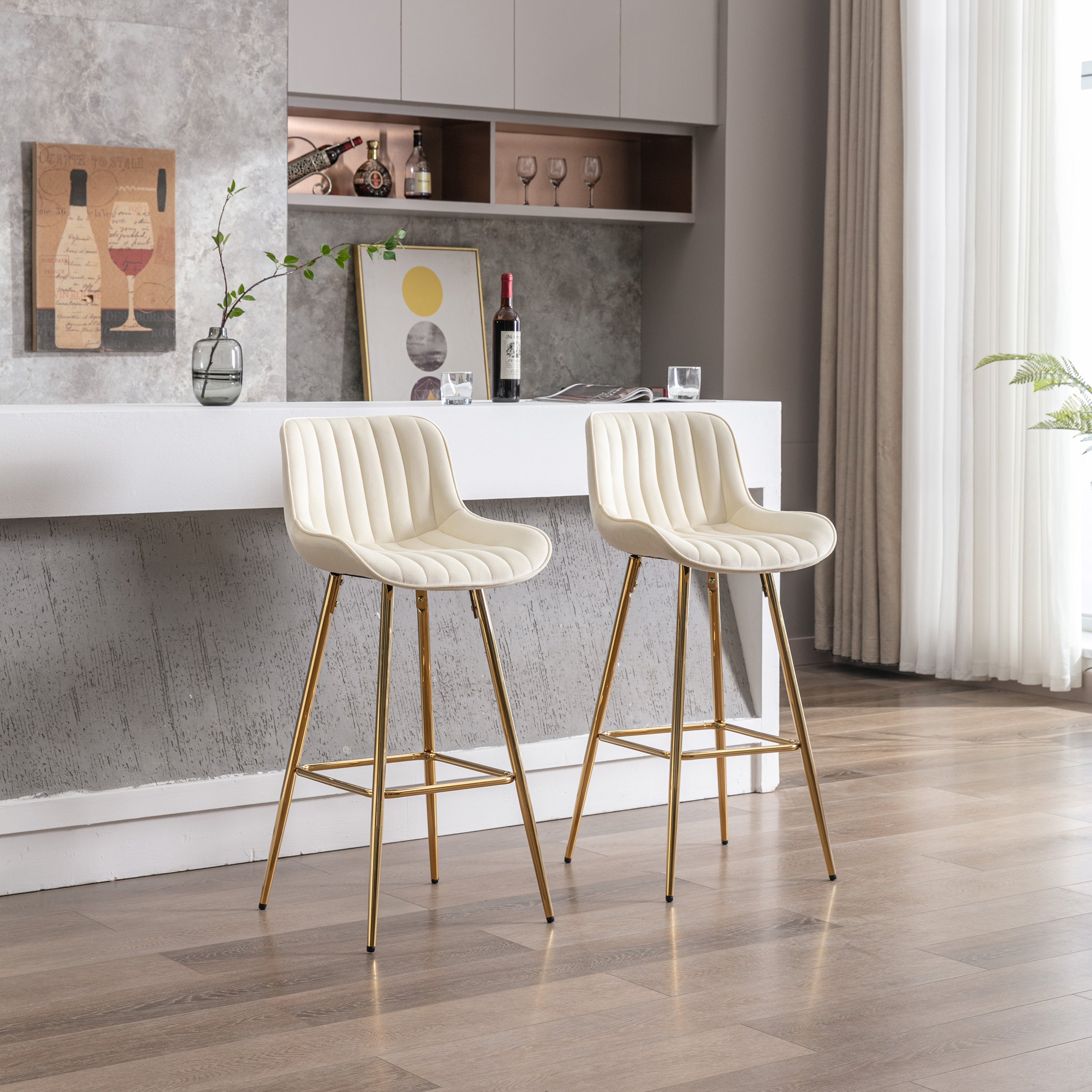 30 Inch Set of 2 Bar Stools