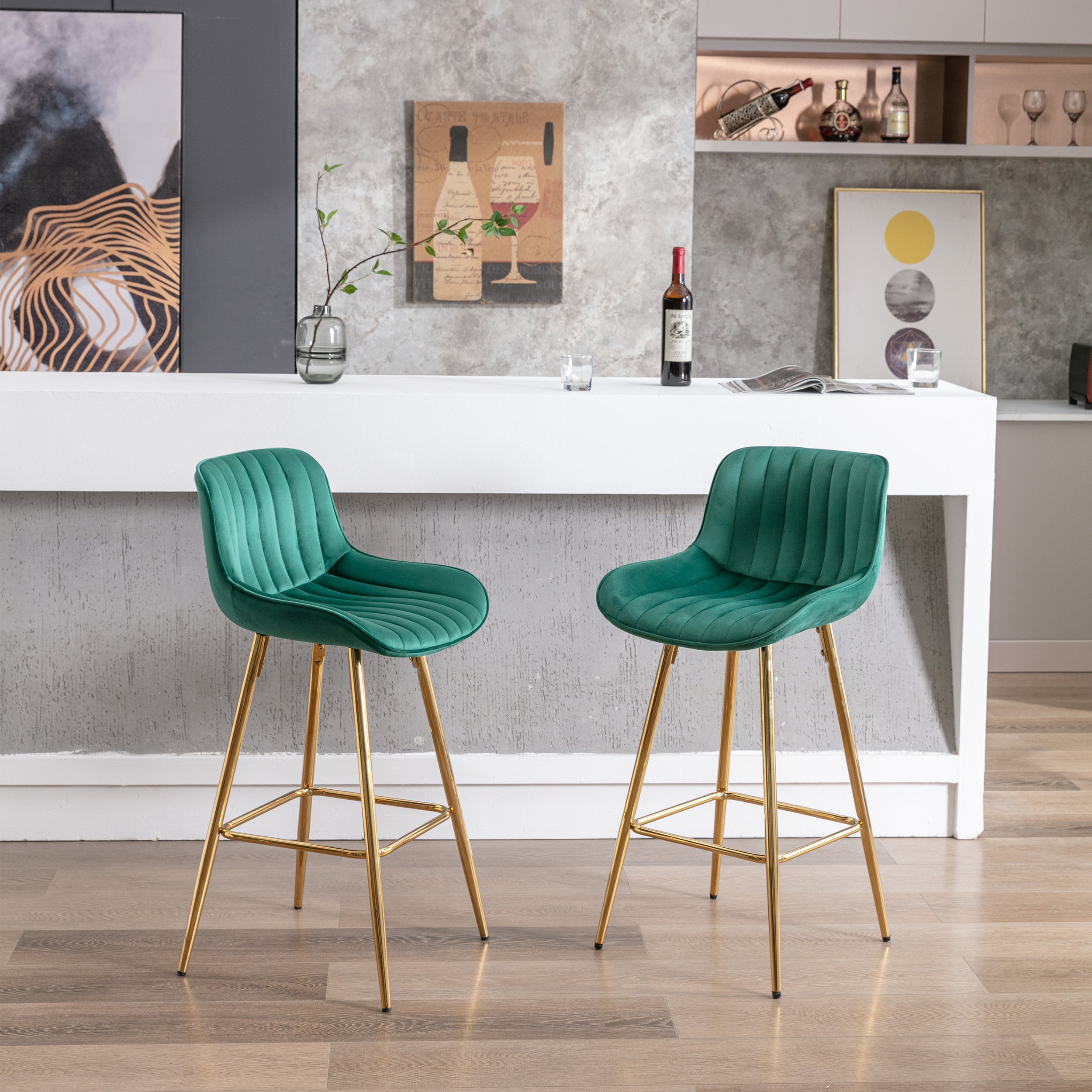 26 Inch Set of 2 Bar Stools