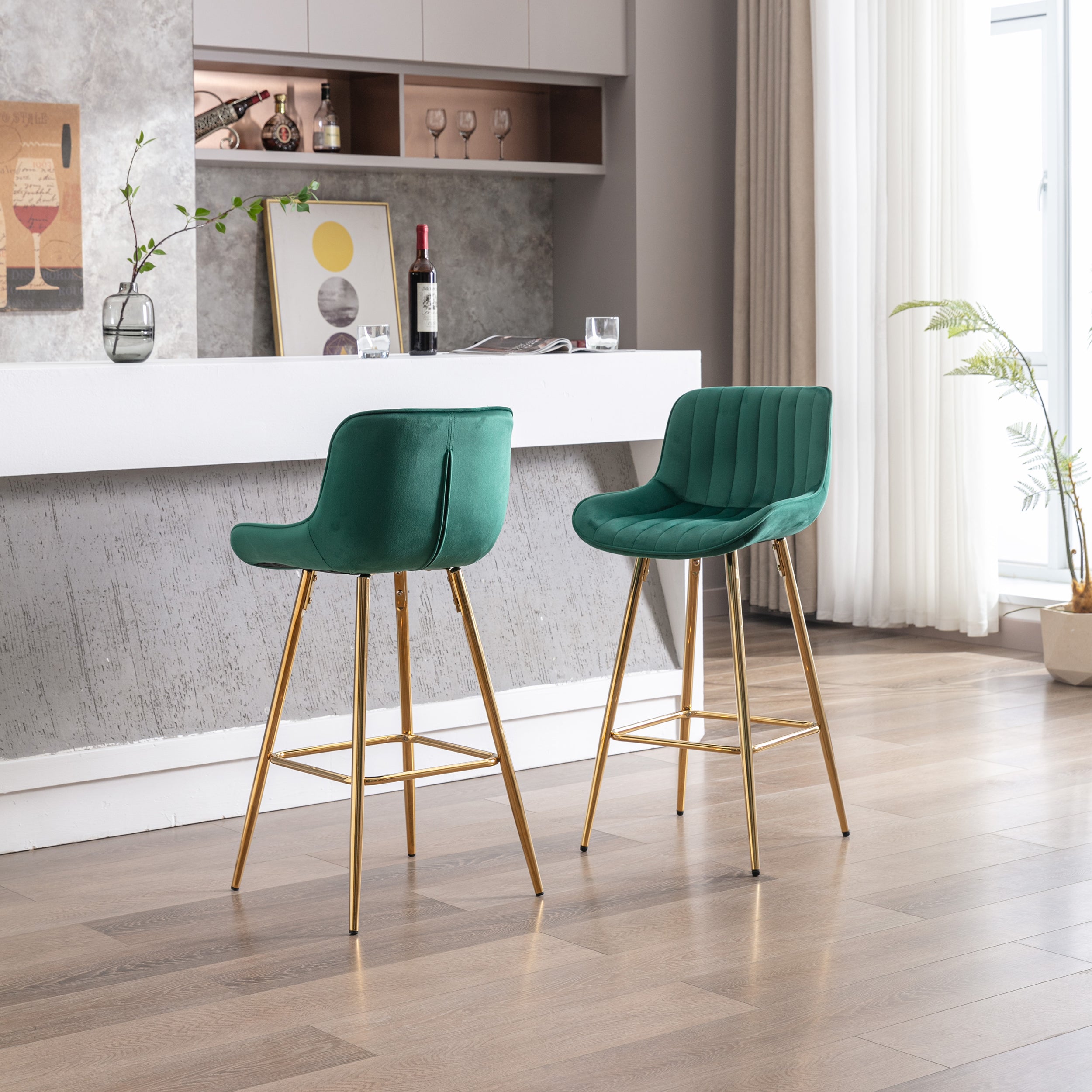 26 Inch Set of 2 Bar Stools
