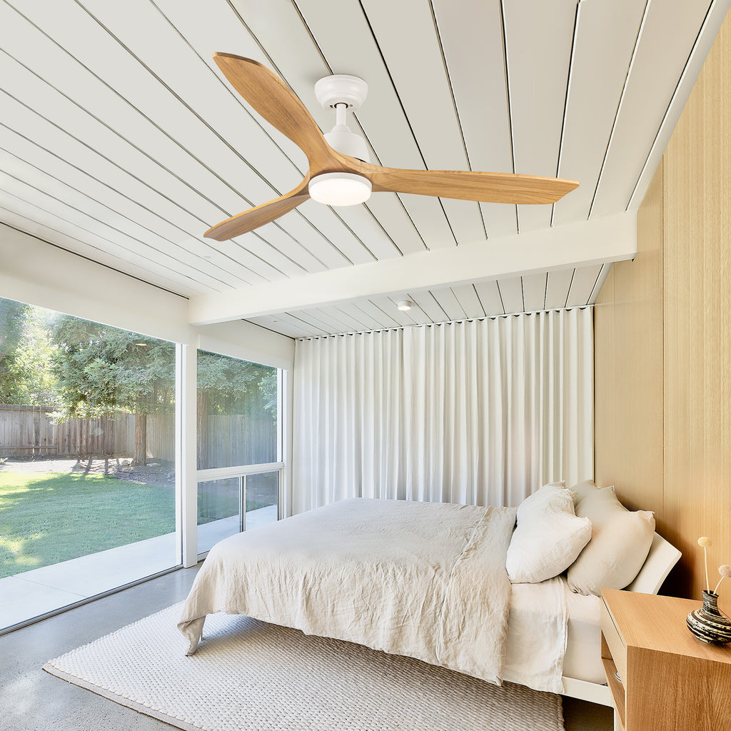 YUHAO 52 Inch Integrated LED Ceiling Fan Lighting with Remote Control