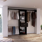 1-Drawer 4-Shelf Closet System Wenge
