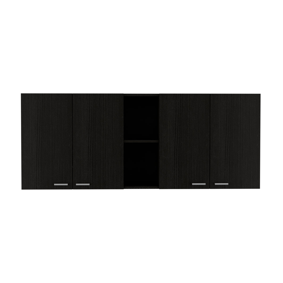 59-Inch Four Swing Doors Wall Cabinet Wenge
