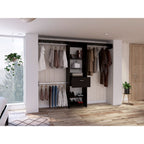 1-Drawer 4-Shelf Closet System Wenge